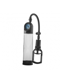 Прозрачная вакуумная помпа с манометром Deluxe Penis Pump - Dream Toys - в Балашихе купить с доставкой
