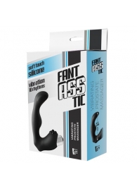 Черный вибромассажер простаты FantASStic Vibrating Prostate Massager - 11,3 см. - Dream Toys - в Балашихе купить с доставкой
