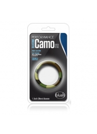 Эрекционное кольцо камуфляжной расцветки Silicone Camo Cock Ring - Blush Novelties - в Балашихе купить с доставкой