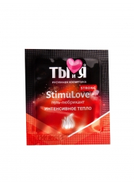 Разогревающий гель-лубрикант Stimulove Strong в одноразовой упаковке - 4 гр. - Биоритм - купить с доставкой в Балашихе