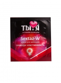 Возбуждающий крем для женщин Sextaz-W в одноразовой упаковке - 1,5 гр. - Биоритм - купить с доставкой в Балашихе