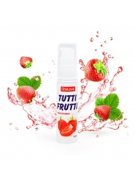 Гель-смазка Tutti-frutti с земляничным вкусом - 30 гр. - Биоритм - купить с доставкой в Балашихе
