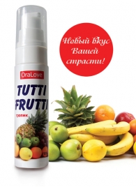 Гель-смазка Tutti-frutti со вкусом тропических фруктов - 30 гр. - Биоритм - купить с доставкой в Балашихе