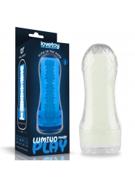 Светящийся в темноте мастурбатор Lumino Play Masturbator Ribbed - Lovetoy - в Балашихе купить с доставкой