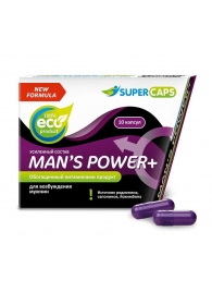 Возбуждающее средство для мужчин Mans Power plus - 10 капсул (0,35 гр.) +1 в подарок - SuperCaps - купить с доставкой в Балашихе
