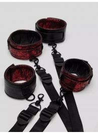 Изысканный набор фиксаций на кровати Reversible Under Mattress Restraint Set - Fifty Shades of Grey - купить с доставкой в Балашихе