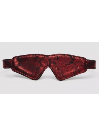 Двусторонняя красно-черная маска на глаза Reversible Faux Leather Blindfold - Fifty Shades of Grey - купить с доставкой в Балашихе