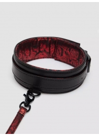 Стильный ошейник с поводком Reversible Faux Leather Collar and Lead - Fifty Shades of Grey - купить с доставкой в Балашихе