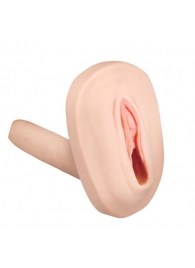 Мастурбатор-вагина с вибрацией и выносным пультом управления REALSTUFF SMOOTH   BALD - Dream Toys - в Балашихе купить с доставкой