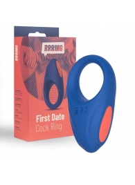 Синее эрекционное кольцо RRRING First Date Cock Ring - FeelzToys - в Балашихе купить с доставкой