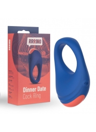 Синее эрекционное кольцо RRRING Dinner Date Cock Ring - FeelzToys - в Балашихе купить с доставкой