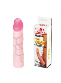 Удлиняющая насадка на пенис Deep Love - 21,5 см. - Baile - в Балашихе купить с доставкой