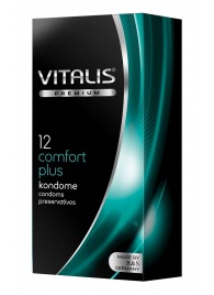 Контурные презервативы VITALIS PREMIUM comfort plus - 12 шт. - Vitalis - купить с доставкой в Балашихе