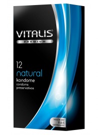 Классические презервативы VITALIS PREMIUM natural - 12 шт. - Vitalis - купить с доставкой в Балашихе