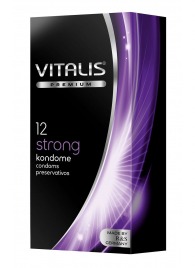 Презервативы с утолщённой стенкой VITALIS PREMIUM strong - 12 шт. - Vitalis - купить с доставкой в Балашихе