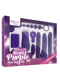 Эротический набор Toy Joy Mega Purple - Toy Joy - купить с доставкой в Балашихе
