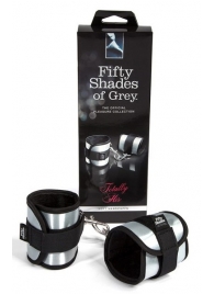 Серо-черные наручники Totally His - Fifty Shades of Grey - купить с доставкой в Балашихе
