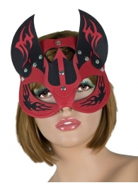 Маска дьяволицы с рожками - LOVETOY (А-Полимер) - купить с доставкой в Балашихе