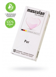 Супертонкие презервативы Masculan Pur - 10 шт. - Masculan - купить с доставкой в Балашихе