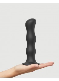 Черная насадка Strap-On-Me Dildo Geisha Balls size XL - Strap-on-me - купить с доставкой в Балашихе