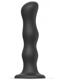 Черная насадка Strap-On-Me Dildo Geisha Balls size XL - Strap-on-me - купить с доставкой в Балашихе