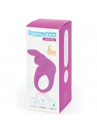 Фиолетовое эрекционное виброкольцо Happy Rabbit Rechargeable Rabbit Cock Ring - Happy Rabbit - в Балашихе купить с доставкой