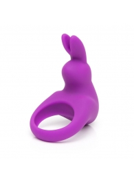 Фиолетовое эрекционное виброкольцо Happy Rabbit Rechargeable Rabbit Cock Ring - Happy Rabbit - в Балашихе купить с доставкой