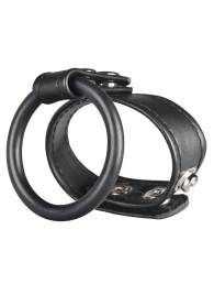 Двойное кольцо выносливости на пенис DUAL STAMINA RING - BlueLine - в Балашихе купить с доставкой