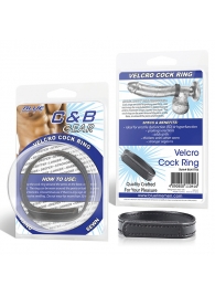 Кольцо на пенис из искусственной кожи на липучке VELCRO COCK RING - 5 см. - BlueLine - в Балашихе купить с доставкой