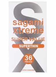 Ультратонкие презервативы Sagami Xtreme Superthin - 36 шт. - Sagami - купить с доставкой в Балашихе