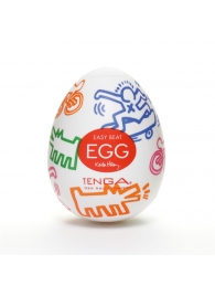 Мастурбатор-яйцо Keith Haring EGG STREET - Tenga - в Балашихе купить с доставкой