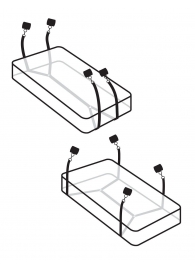 Фиксаторы для кровати WRAPAROUND MATTRESS RESTRAIN - Pipedream - купить с доставкой в Балашихе