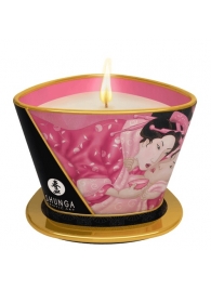 Массажная свеча Rose Petals с ароматом розы - 170 мл. - Shunga - купить с доставкой в Балашихе