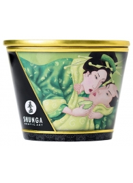 Массажная свеча Exotic Green Tea с ароматом зелёного чая - 170 мл. - Shunga - купить с доставкой в Балашихе