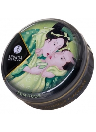 Массажная свеча Exotic Green Tea с ароматом зелёного чая - 30 мл. - Shunga - купить с доставкой в Балашихе
