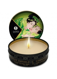 Массажная свеча Exotic Green Tea с ароматом зелёного чая - 30 мл. - Shunga - купить с доставкой в Балашихе