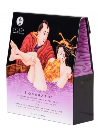 Соль для ванны Lovebath Sensual lotus, превращающая воду в гель - 650 гр. - Shunga - купить с доставкой в Балашихе