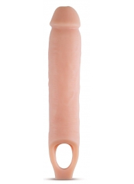 Телесная насадка на пенис 11.5 Inch Cock Sheath Penis Extender - 29,2 см. - Blush Novelties - в Балашихе купить с доставкой
