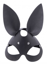 Черная гладкая маска  Зайка  с длинными ушками - Crazy Handmade - купить с доставкой в Балашихе