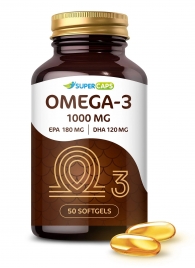 Пищевая добавка SuperCaps OMEGA-3 - 50 капсул (1000 мг) - SuperCaps - купить с доставкой в Балашихе