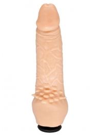 Телесная насадка-фаллос с шипами для массажа клитора - 17,8 см. - LOVETOY (А-Полимер) - купить с доставкой в Балашихе