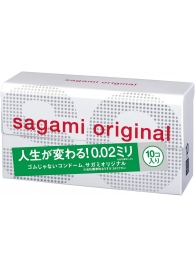 Ультратонкие презервативы Sagami Original 0.02 - 10 шт. - Sagami - купить с доставкой в Балашихе