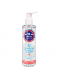 Гель-лубрикант на водной основе Aqua Comfort Aroma с ароматом персика - 195 гр. - Биоритм - купить с доставкой в Балашихе