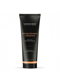 Массажный легкий крем WICKED Orange Blossom plus Patchouli - 120 мл. - Wicked - купить с доставкой в Балашихе