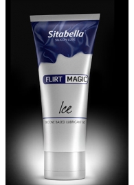 Силиконовая гель-смазка FLIRT MAGIC Ice с лёгким пролонгирующим эффектом - 75 мл. - Sitabella - купить с доставкой в Балашихе
