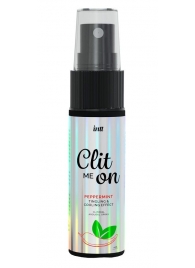 Клиторальный возбуждающий спрей Clit Me On Peppermint - 12 мл. - INTT - купить с доставкой в Балашихе