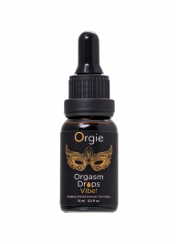 Возбуждающий гель для клитора ORGIE Orgasm Drops Vibe - 15 мл. - ORGIE - купить с доставкой в Балашихе