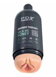 Телесный мастурбатор-вагина Shower Therapy Milk Me Honey - Pipedream - в Балашихе купить с доставкой