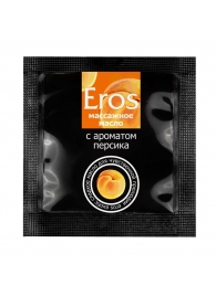 Саше массажного масла Eros exotic с ароматом персика - 4 гр. - Биоритм - купить с доставкой в Балашихе