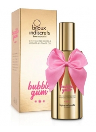 Гель с ароматом жвачки Bubblegum 2-in-1 Scented Silicone Massage And Intimate Gel - 100 мл. - Bijoux Indiscrets - купить с доставкой в Балашихе